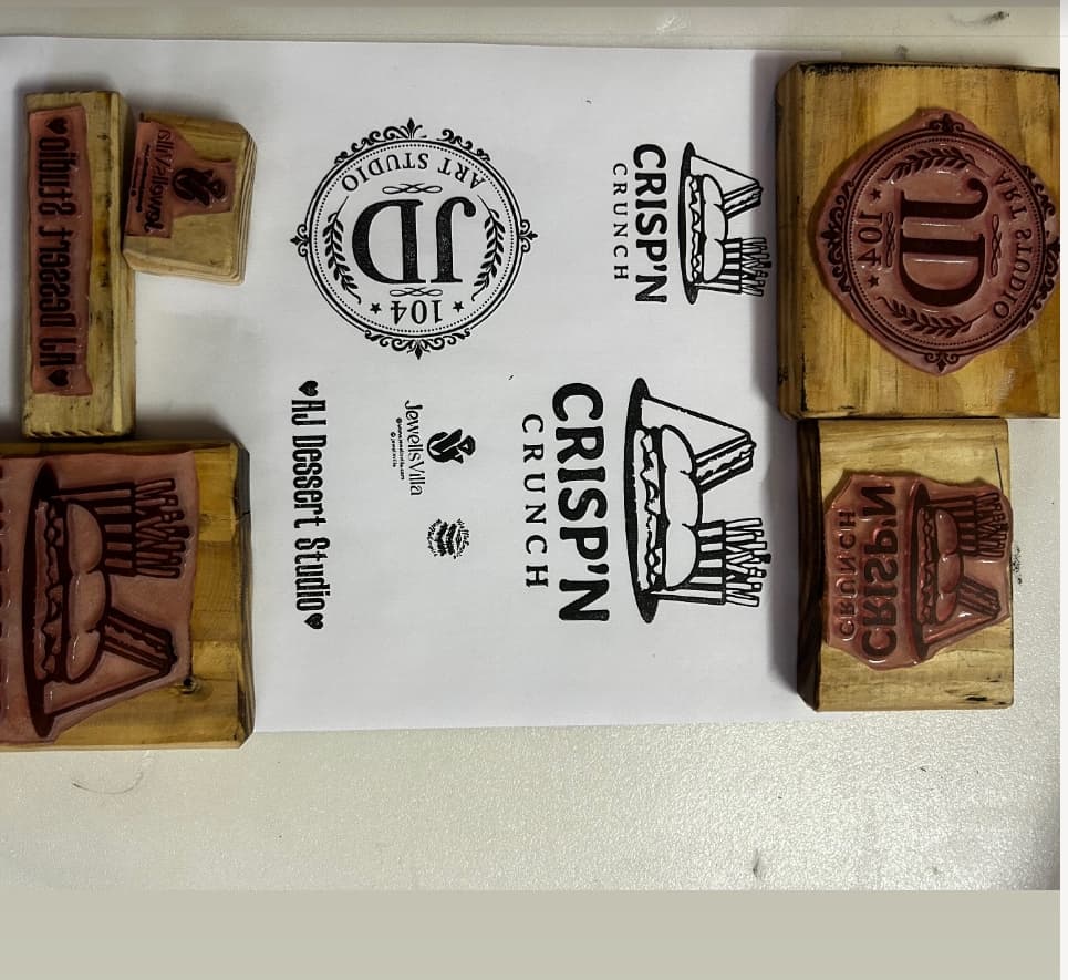 Krishna Verma stamp craft logo
